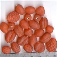 Glasperlenmix Orange Matt
