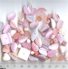 Glasperlenmix Rosa