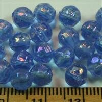 Glasperlen Fac. Rainbow Blau