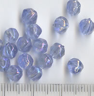 Glasperlen Fac. Rainbow Blau