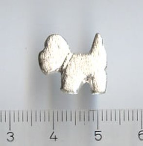 Silberanhänger Hund