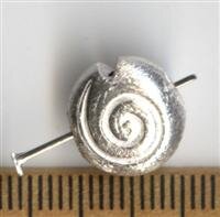 Silberanhänger Schneckenform