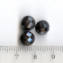 Facettierte Hematite Kugel