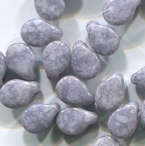 300 Stck Pip-Beads Chalk White Teracotta 02010/15435