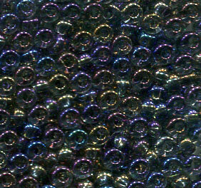 250 gr. 2,6mm Rocailles Blaugrau Rainbow 41010