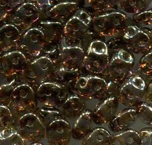 100gr. SuperDuo-Beads CRYSTAL SENEGAL BROWN-PURPLE 00030/15695