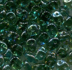 100gr. SuperDuo-Beads AQUAMARINE CELSIAN 60020/22501