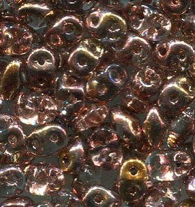 100gr. SuperDuo-Beads CRYSTAL CAPRI GOLD 00030/27101