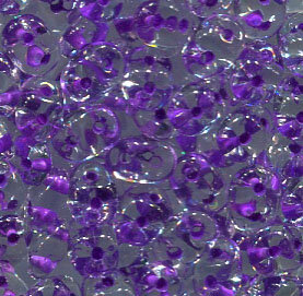 100gr. SuperDuo-Beads VIOLET LINED CRYSTAL 00030/44829