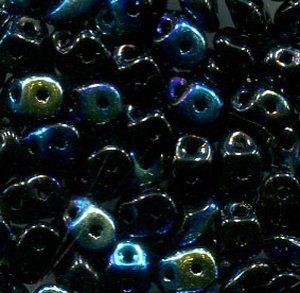 100gr. SuperDuo-Beads JET AB 23980/28701