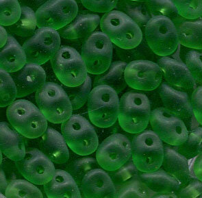 100gr. SuperDuo-Beads CHRYSOLITE MATT 50050/84110
