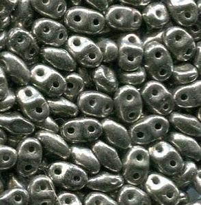 MiniDuo-Beads JET SILVER PASTE MATT (Metallic Old Silber) 23980/81002