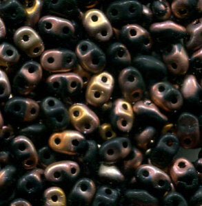 MiniDuo-Beads JET CAPRI GOLD MATT