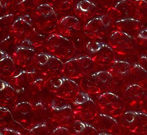100gr. SuperDuo-Beads RUBY 90080