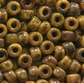 6/0, 4,1mm MATUBO Rocailles LIMON TRAVERTIN DARK 83120/86805