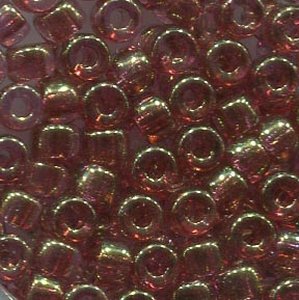 100gr. 6/0, 4,1mm MATUBO Rocailles CRYSTAL RED LUSTER 00030/14495