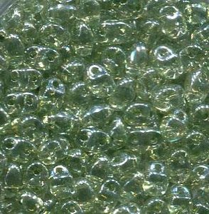 50gr. MiniDuo-Beads CRYSTAL GREEN LUSTER 00030/14457