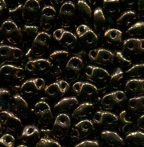 50gr. MiniDuo-Beads JET DARK BRONZE 23980/14415