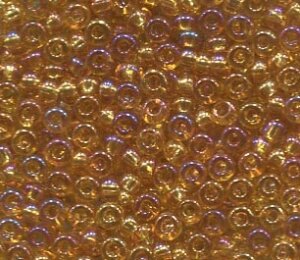 250 gr. 2,6mm Rocailles Topaz Rainbow Transparent 11050