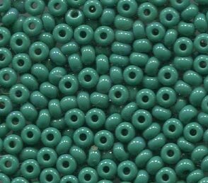 250 gr. 2,6mm Rocailles Opak Opalgrün 53240