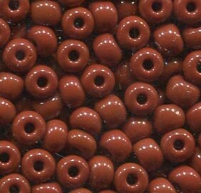 4 mm Rocailles OPAQUE CHOCOLATE 13600