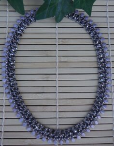 Anleitung Kette Pipsy Silber-Grau incl. Material von Tanja Fritsche