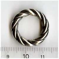 20 Stück C.C.B. Kunststoffperlen Ring