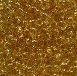 250 gr. 2,6mm Rocailles Topaz Transparent 10020