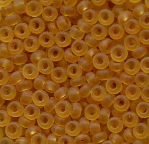 250 gr. 2,6mm Rocailles Topaz Transparent Matt 10050