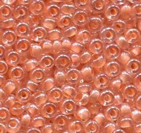 2,6mm Rocailles Apricot Farbeinzug 38189