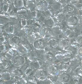 250 gr. 4mm Rocailles Klar Transparent 00050