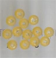 4mm Glasperlen Hellbraun Matt