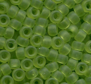 100gr. 7/0, 3,5mm MATUBO Rocailles OLIVINE MATT