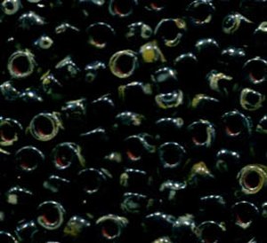 23980 Matubo 8/0 Czech Glass Seed Beads JET Round Rocailles 