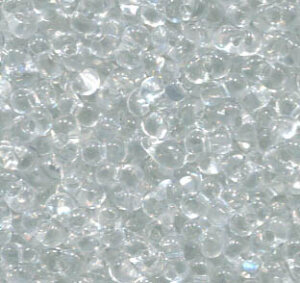 250 gr. 4 x 2mm Farfalle Rocailles Klar 00050