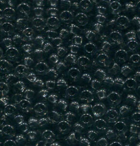 250 gr. 2,6mm Rocailles Grau Transparent 40010
