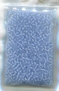 1200 Stück 3mm Glasperlen Transparent Hellblau