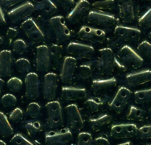 100gr. Rulla-Beads JET RED LUSTER (GRÜN) 23980/14495