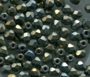 3mm Facettiert Metallic Brown Iris Matt 23980/21115