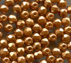 1200Stück 3mm Facettiert PASTEL AMBER 02010/25003
