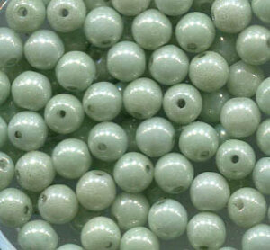 3mm Glasperlen Chalk Light Green Lüsternd 03000/14457