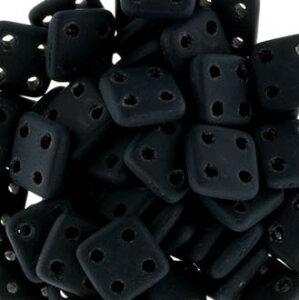 QuadraTile-Beads Opak Jet Matt (Schwarz Matt) 23980/84100