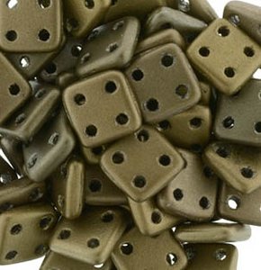 QuadraTile-Beads Matt Metallic Leather