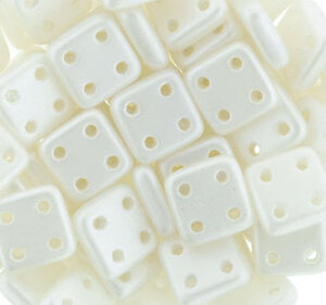 QuadraTile-Beads Alabaster Pastel White 03000/25001