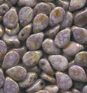 Pip-Beads Alabaster Senegal Brown Violet