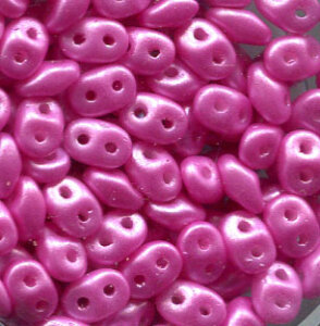 SuperDuo-Beads PEARL SHINE LIGHT FUCHSIA 02010/25005