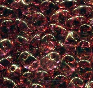 100gr. SuperDuo-Beads CRYSTAL RED LUSTER 00030/14495