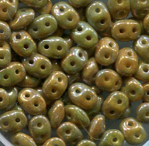 SuperDuo-Beads OPAK LIMON NEBULA 83120/15001
