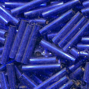 250gr. 15 mm Stifte Dunkelblau mit Silbereinzug 37100