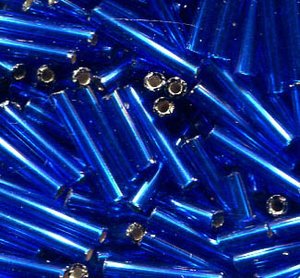 250gr. 11 mm Stifte Blau mit Silbereinzug 67300